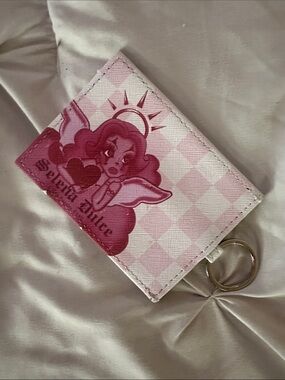 selena dulce angel character card holder and keychain
